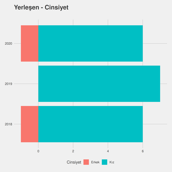 Grafik Tasarımı - Mtok yıllara göre cinsiyet