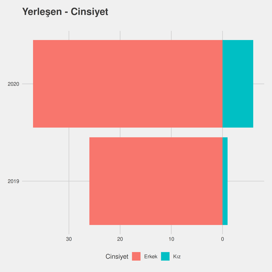 Dijital Oyun Tasarımı - %50 İndirimli yıllara göre cinsiyet