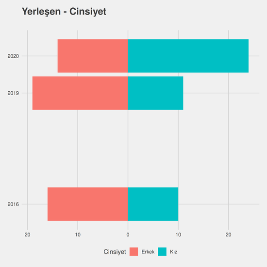 Yeni Medya ve İletişim - %50 İndirimli yıllara göre cinsiyet